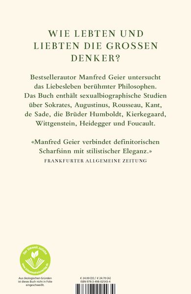 Produktbild: Die Liebe der Philosophen