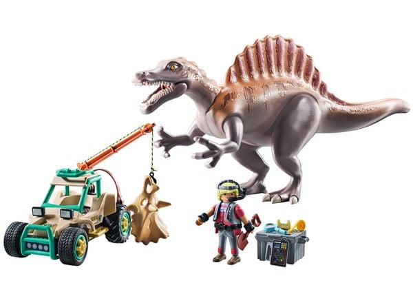 Produktbild: PLAYMOBIL 71820 Spinosaurus-Angriff auf Dino-Ausgrabung