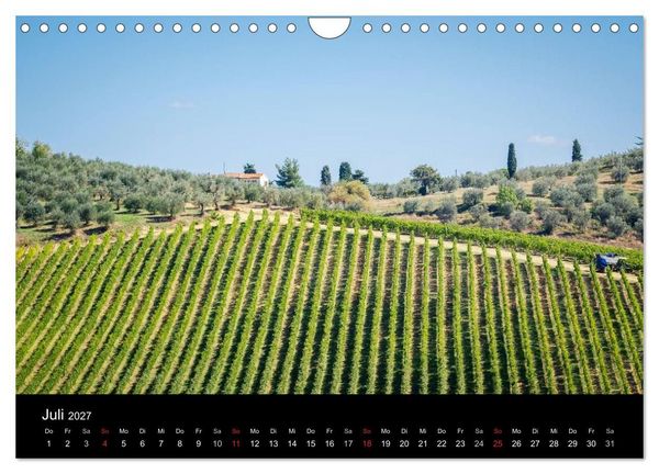 Produktbild: Toskana Landschaften (Wandkalender 2027 DIN A4 quer), CALVENDO Monatskalender