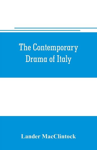Produktbild: The contemporary drama of Italy
