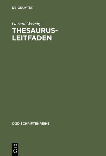Produktbild: Thesaurus-Leitfaden
