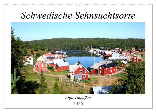Produktbild: Schwedische Sehnsuchtsorte (Wandkalender 2026 DIN A2 quer), CALVENDO Monatskalender