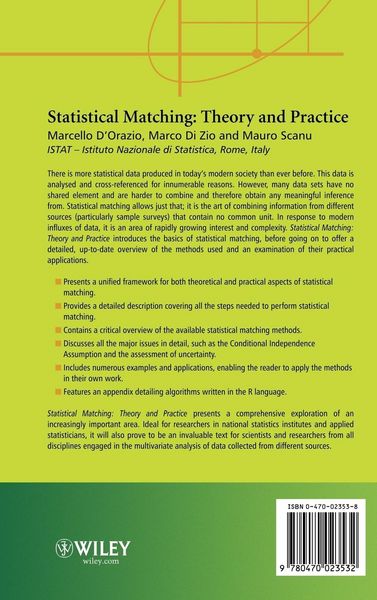 Produktbild: Statistical Matching