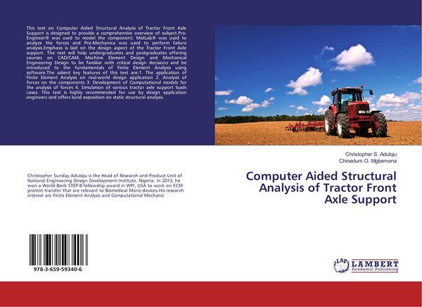 Produktbild: Computer Aided Structural Analysis of Tractor Front Axle Support