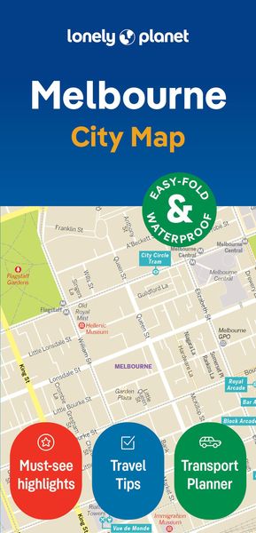 Produktbild: Lonely Planet Melbourne City Map