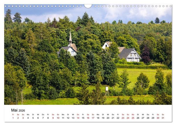 Produktbild: Westfeld-Ohlenbach im Wechsel der Jahreszeiten (Wandkalender 2026 DIN A3 quer), CALVENDO Monatskalender