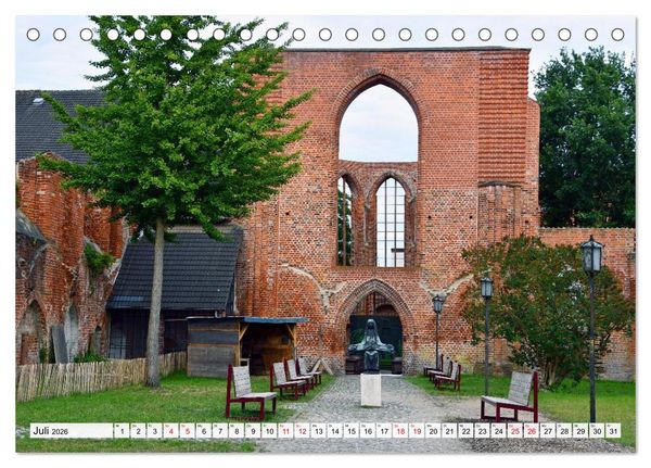 Produktbild: Stralsund, die wundersch&ouml;ne Hansestadt am Strelasund (Tischkalender 2026 DIN A5 quer), CALVENDO Monatskalender