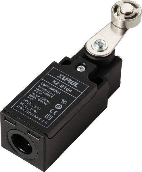 TRU Components XZ-9/104 Endschalter 250 V/AC 10A Rollenschwenkhebel tastend IP65 1St.