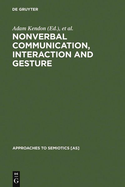 Produktbild: Nonverbal Communication, Interaction, and Gesture