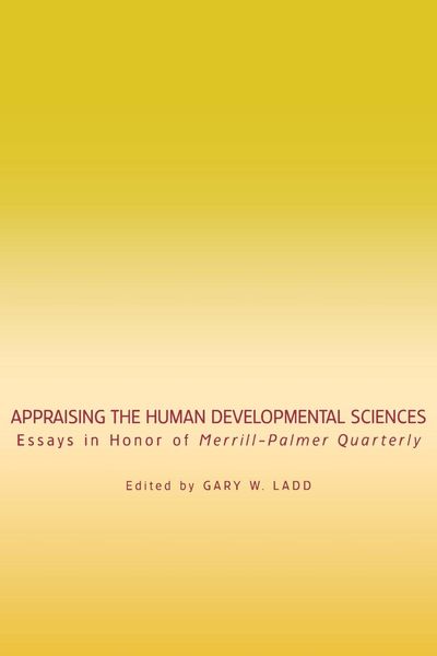 Produktbild: Appraising the Human Developmental Sciences