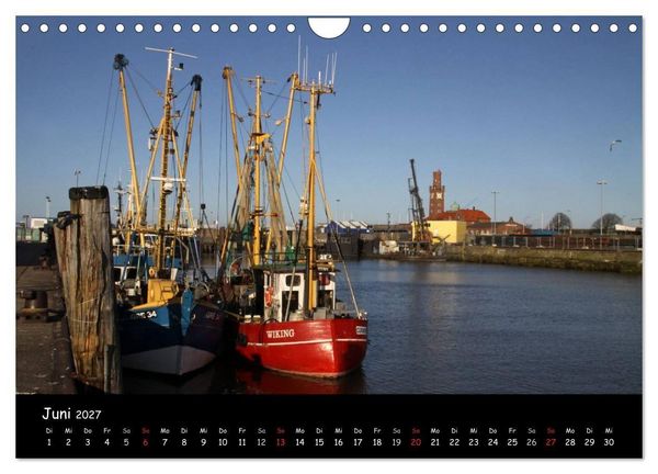 Produktbild: An der Nordseek&uuml;ste... (Wandkalender 2027 DIN A4 quer), CALVENDO Monatskalender