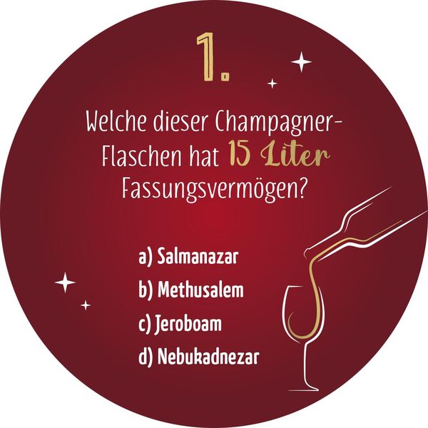 Produktbild: Adventskalender in der Dose. Einschenken ist auch schenken!
