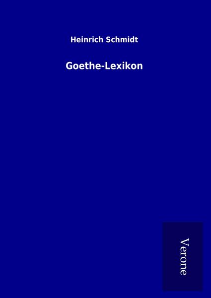 Produktbild: Goethe-Lexikon