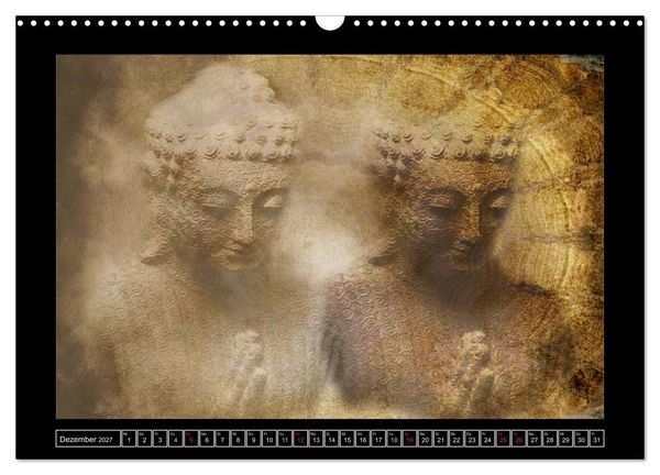 Produktbild: Buddha - Harmonie und Entspannung (Wandkalender 2027 DIN A3 quer), CALVENDO Monatskalender