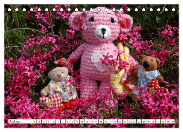 Produktbild: Die kleine Welt der Teddyb&auml;rchen (Tischkalender 2026 DIN A5 quer), CALVENDO Monatskalender