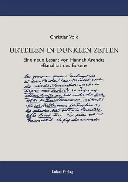 Produktbild: Urteilen in dunklen Zeiten
