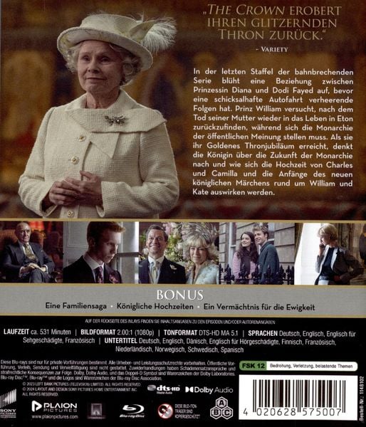 Produktbild: The Crown - Season 6 [4 BRs]