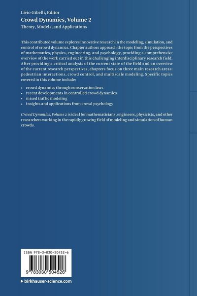 Produktbild: Crowd Dynamics, Volume 2
