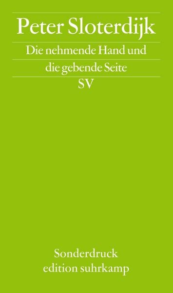 Produktbild: Die nehmende Hand und die gebende Seite