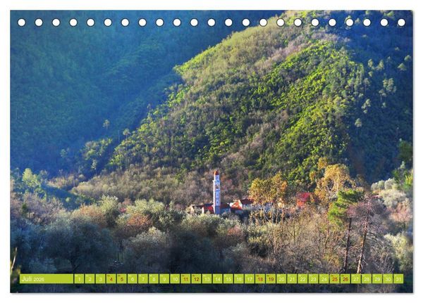 Produktbild: Ligurien f&uuml;r Tr&auml;umer (Tischkalender 2026 DIN A5 quer), CALVENDO Monatskalender
