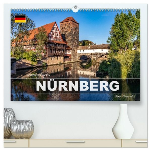 Produktbild: Wunderbares N&uuml;rnberg (hochwertiger Premium Wandkalender 2027 DIN A2 quer), Kunstdruck in Hochglanz