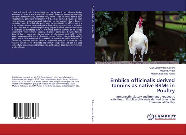 Produktbild: Emblica officinalis derived tannins as native BRMs in Poultry