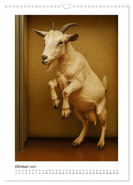 Produktbild: Wer f&auml;hrt denn da? Ein tierisches Paternoster Vergn&uuml;gen (Wandkalender 2027 DIN A3 hoch), CALVENDO Monatskalender