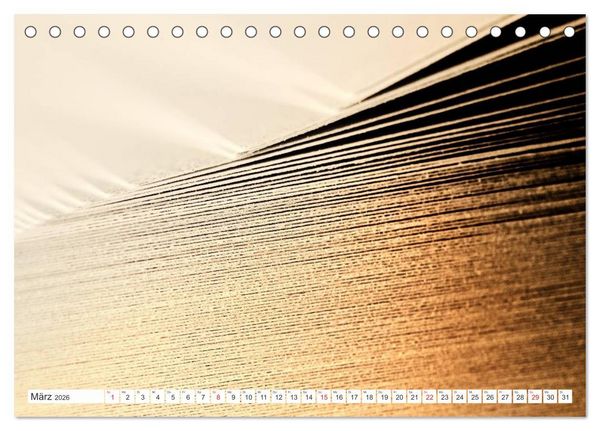 Produktbild: Ars Libri - Kunstwerk Buch (Tischkalender 2026 DIN A5 quer), CALVENDO Monatskalender