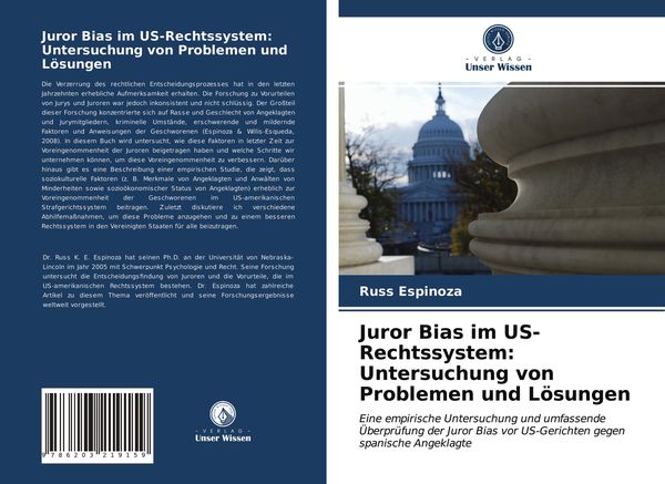Produktbild: Juror Bias im US-Rechtssystem: Untersuchung von Problemen und L&ouml;sungen