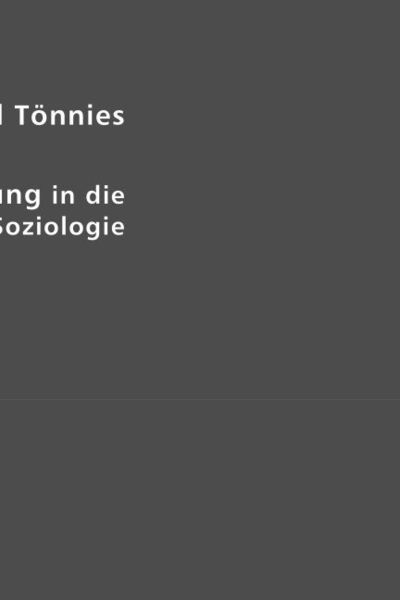 Produktbild: Ferdinand T&ouml;nnies