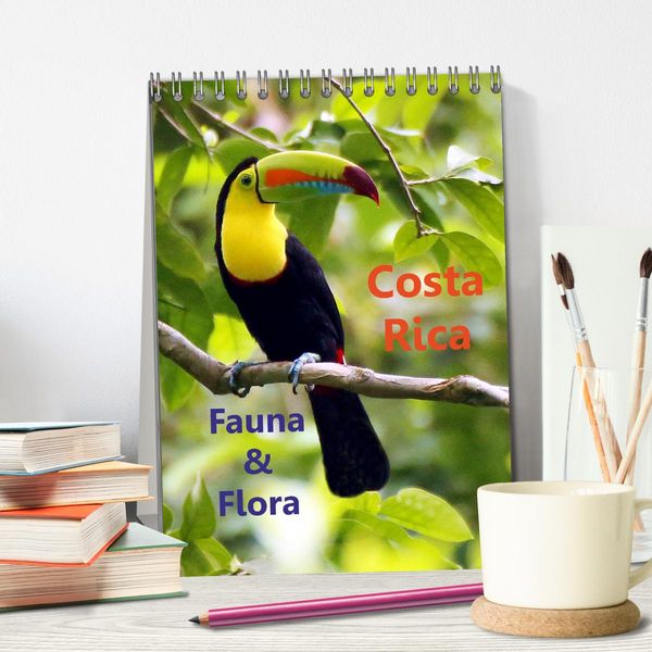 Produktbild: Costa Rica - Fauna & Flora (Tischkalender 2026 DIN A5 hoch), CALVENDO Monatskalender