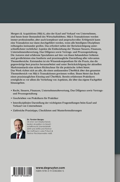 Produktbild: Praxishandbuch Unternehmenskauf