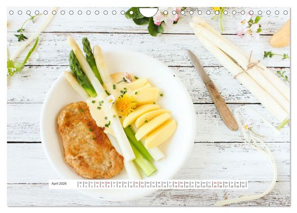 Produktbild: K&ouml;stlicher Spargel (Wandkalender 2026 DIN A4 quer), CALVENDO Monatskalender