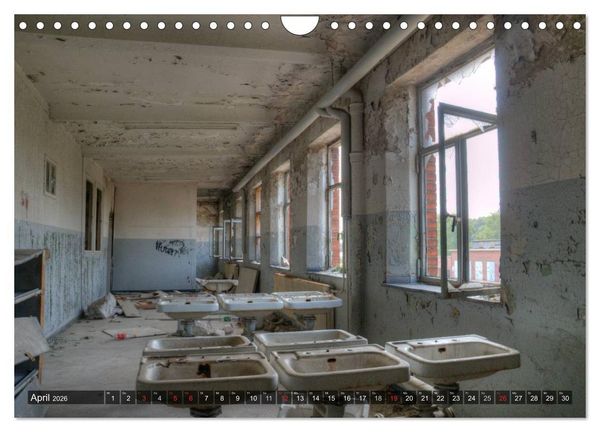 Produktbild: Lost Places in Deutschland 2026 (Wandkalender 2026 DIN A4 quer), CALVENDO Monatskalender