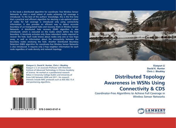 Produktbild: Distributed Topology Awareness in WSNs Using Connectivity & CDS