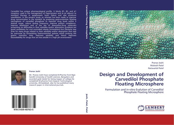 Produktbild: Design and Development of Carvedilol Phosphate Floating Microsphere