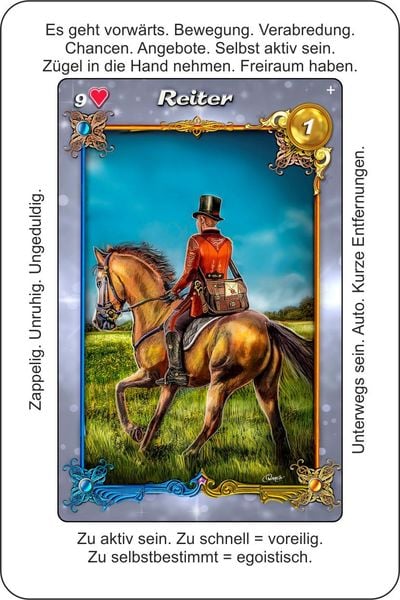 Produktbild: Lenormandkarten Licht und Schatten - Positive und negative Lenormand-Deutung auf jeder Karte (3.Auflage)