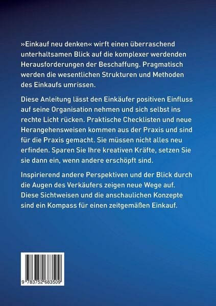 Produktbild: Einkauf neu denken