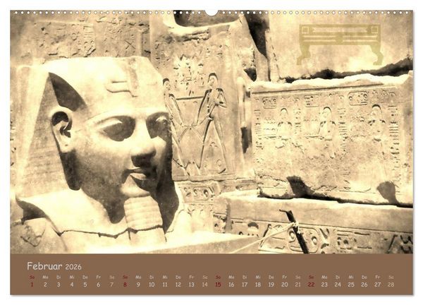 Produktbild: &Auml;gypten Nostalgie & Antike 2026 (Wandkalender 2026 DIN A2 quer), CALVENDO Monatskalender