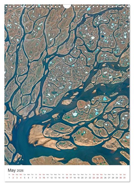 Produktbild: Earth from Space (Wall Calendar 2026 DIN A3 portrait), CALVENDO 12 Month Wall Calendar