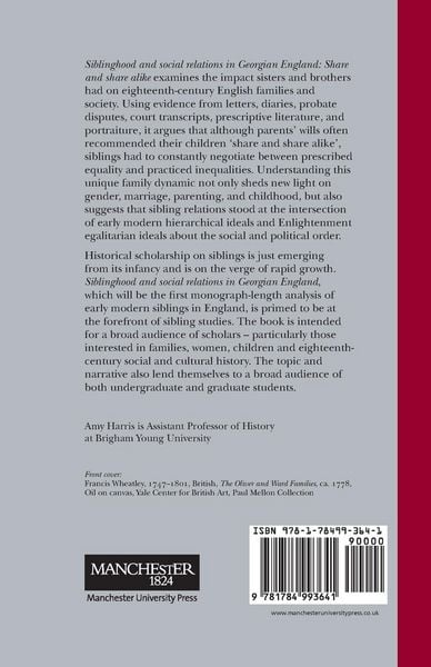 Produktbild: Siblinghood and social relations in Georgian England