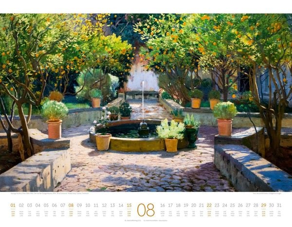 Produktbild: Kunstwerk Garten Kalender 2027
