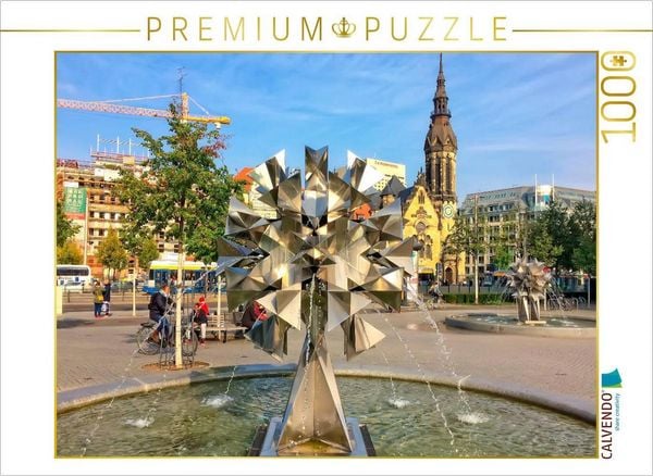 Produktbild: CALVENDO Puzzle Leipzig DDR-Kunst | 1000 Teile Lege-Gr&ouml;&szlig;e 64x48cm Foto-Puzzle f&uuml;r gl&uuml;ckliche Stunden