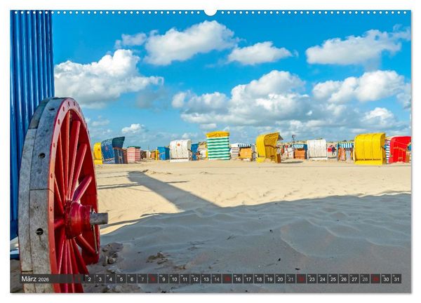 Produktbild: Bezaubernde Farbspiele am Meer (Wandkalender 2026 DIN A2 quer), CALVENDO Monatskalender