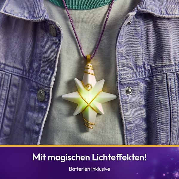 Produktbild: Unicorn Academy Schmuckset - Sophias Kette mit magischen Lichteffekten und Ring, passend zur beliebten Netflix-Serie