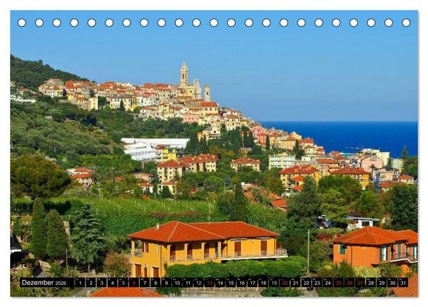Produktbild: Riviera di Ponente (Tischkalender 2026 DIN A5 quer), CALVENDO Monatskalender