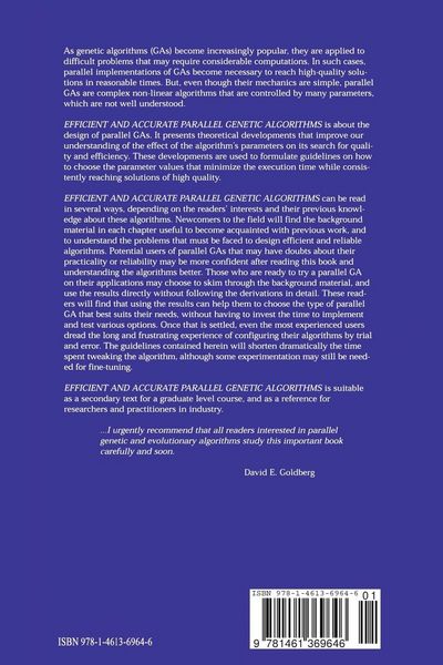 Produktbild: Efficient and Accurate Parallel Genetic Algorithms