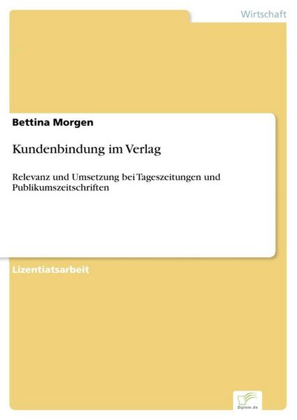 Produktbild: Kundenbindung im Verlag