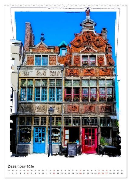 Produktbild: Gent Flanderns Perle (Wandkalender 2026 DIN A2 hoch), CALVENDO Monatskalender