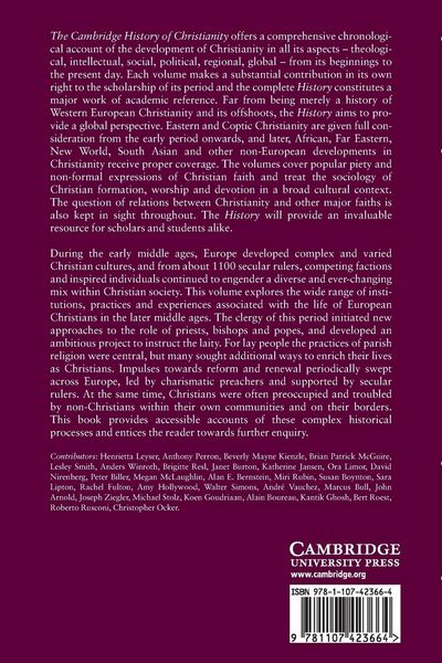 Produktbild: The Cambridge History of Christianity